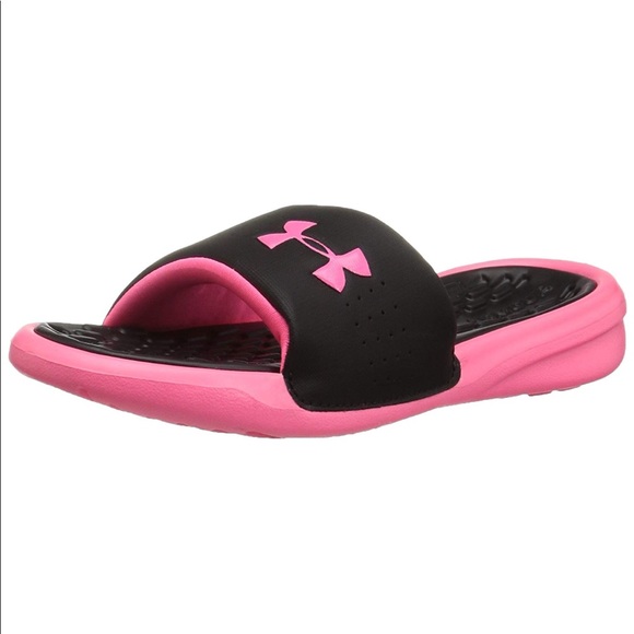 girls under armour slides